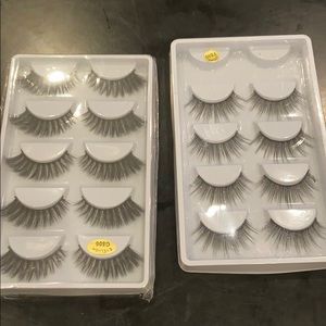 False eyelashes 2 lux sets